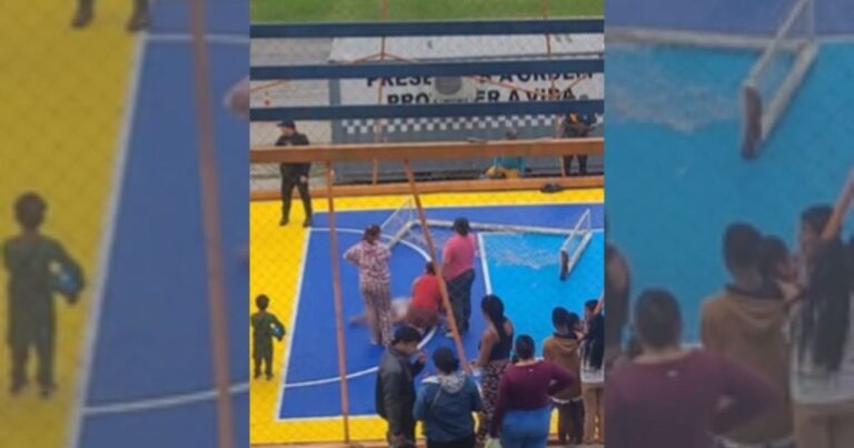 Criança de 8 anos fica em estado grave após ser atingida por trave de quadra em Itajaí